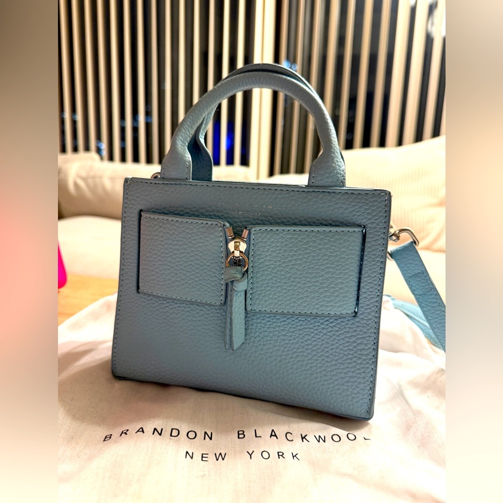 Brandon Blackwood KUEI Mini Bag in Powder Blue